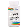 L-Lysine Monolaurin 1:1 Ratio, 60 Vegetarian Capsules