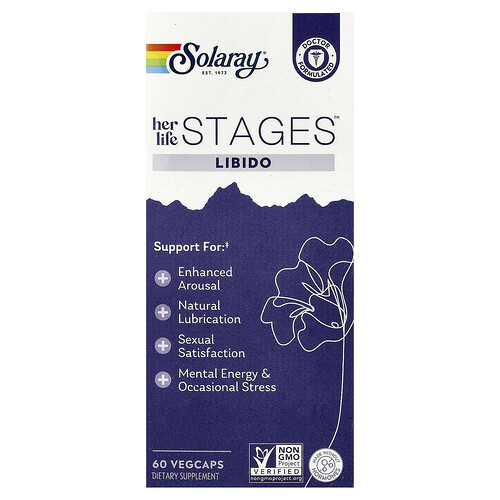 Solaray Her Life Stages™, Libido, 60 VegCaps