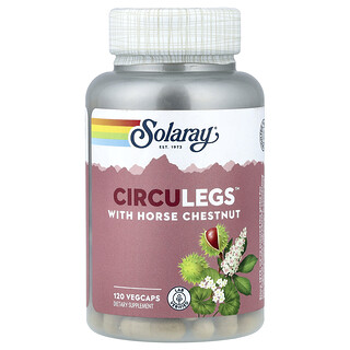 Solaray, Circu Legs™ mit Rosskastanie, 120 pflanzliche Kapseln