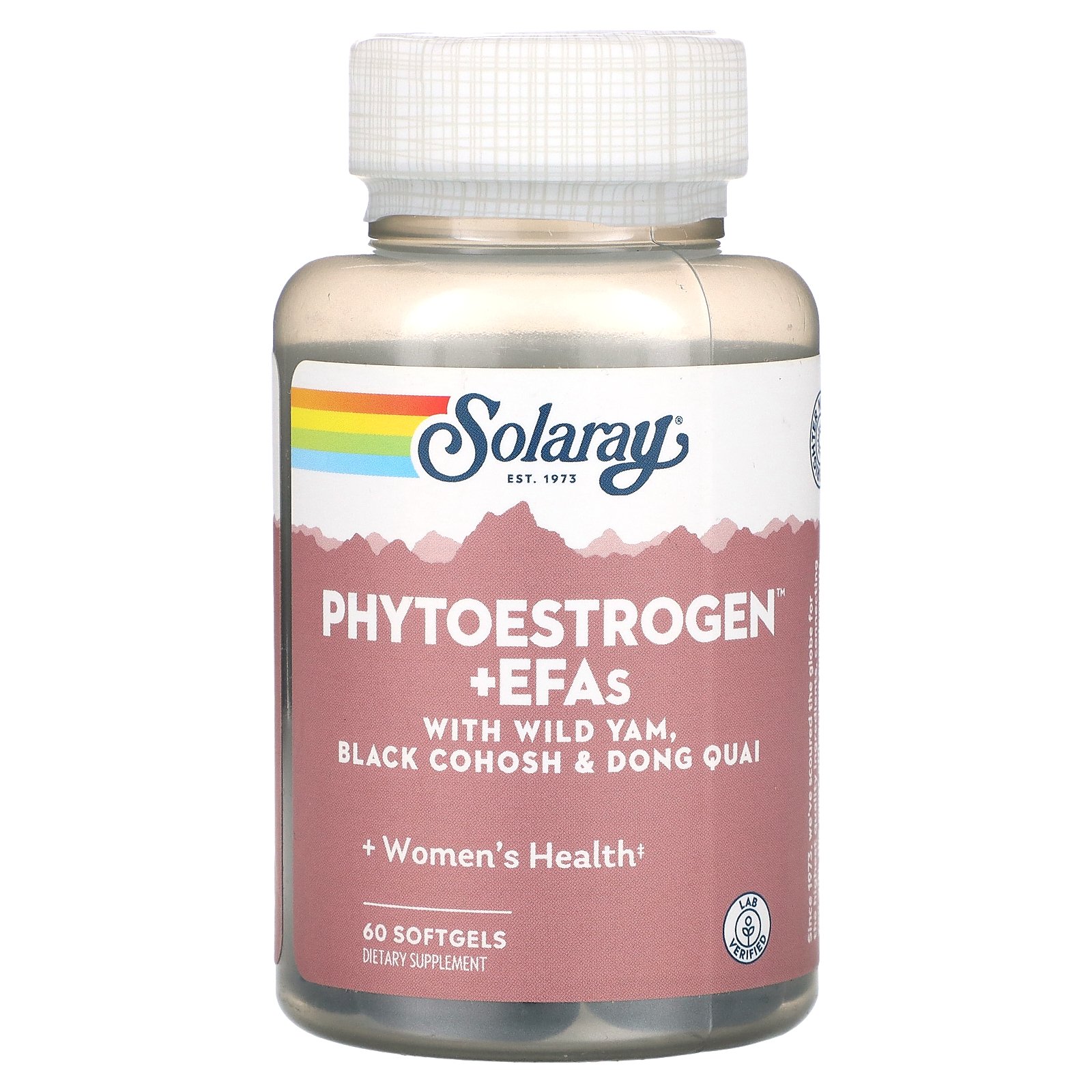 Solaray, Phytoestrogen + EFAs with Wild Yam, Black Cohosh & Dong Quai ...