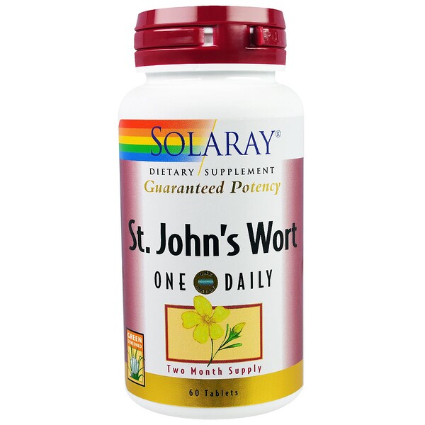 St. John's Wort, One Daily, 60 Tablets