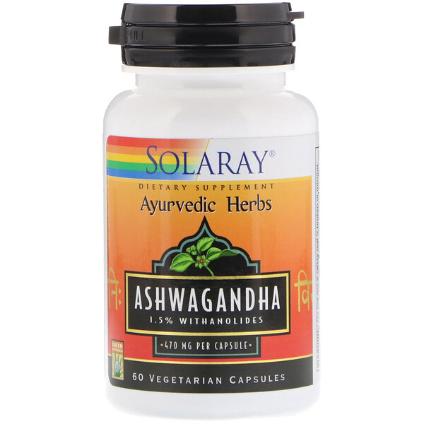 Ashwagandha, 470 mg, 60 Vegetarian Capsules