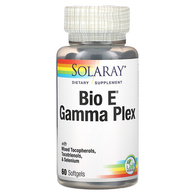 Solaray Bio E Gamma Plex: Comprehensive Vitamin E Complex