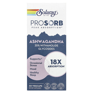 Solaray, Ashwagandha, 240 mg, 30 capsule vegetale