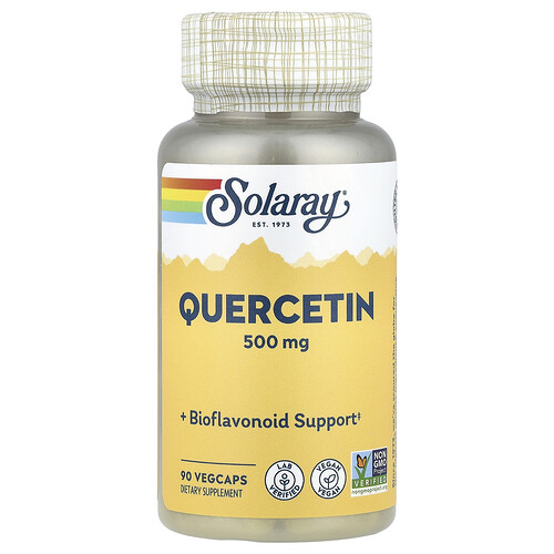 Solaray Quercetin Supplement Vitamin | 500 mg | 90 Veg Caps
