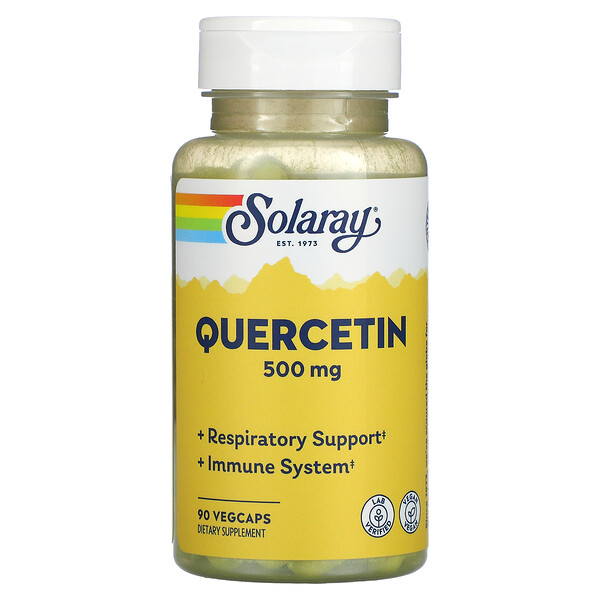 Solaray, Quercetin, 500 mg, 90 VegCaps
