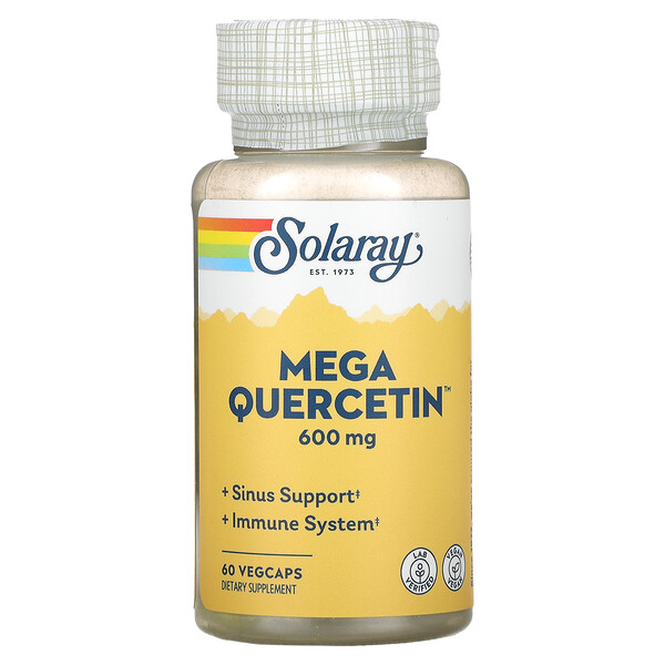 Mega Quercetin, 600 mg, 60 VegCaps