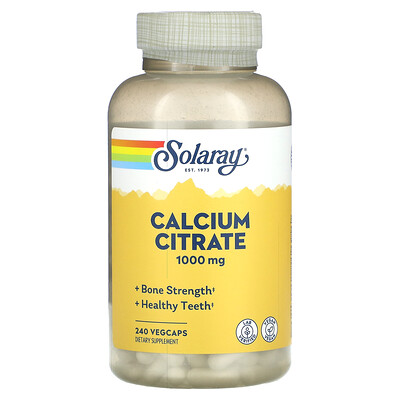 

Solaray Calcium Citrate 250 mg 240 VegCaps