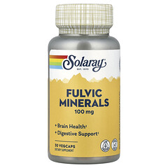 Fulvic Minerals, 100 мг, 30 капсул VegCap