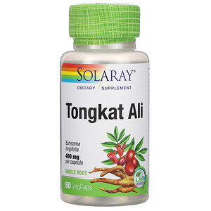 Отзывы о Соларай, Tongkat Ali, 400 mg, 60 VegCaps
