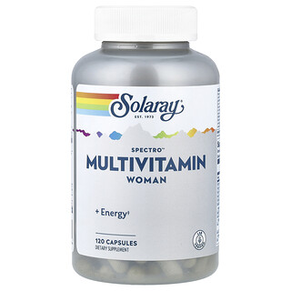 Solaray, Spectro™, Suplemento multivitamínico para mujeres, 120 cápsulas