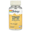 Vitaminas D3 y K2, 120 cápsulas vegetales