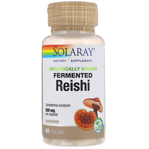 Отзывы о Соларай, Organically Grown Fermented Reishi, 500 mg, 60 VegCaps