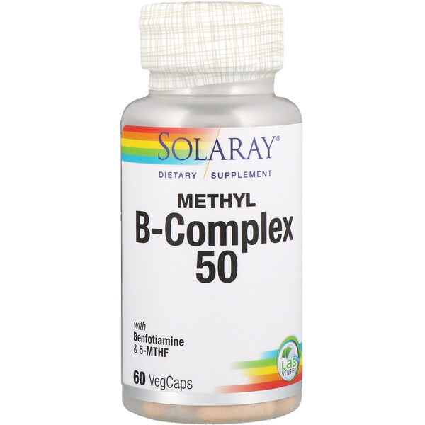 Solaray, Methyl B-Complex 50, 60 VegCaps