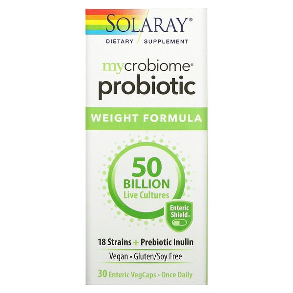 Mycrobiome Probiotic Weight Formula, 50 Billion, 30 Enteric VegCaps