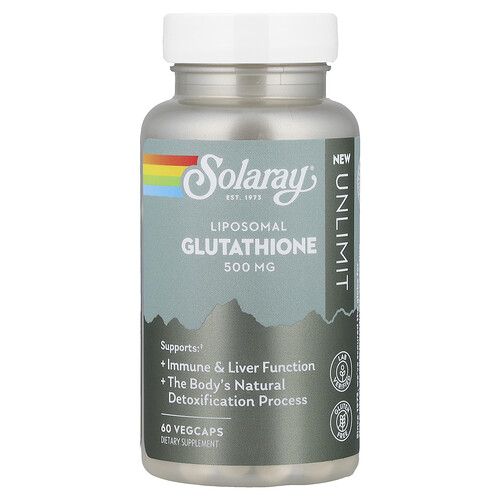 Solaray Unlimit, Liposomal Glutathione, 60 VegCaps (250 mg per Capsule)