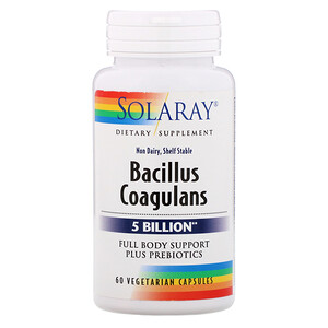 Отзывы о Соларай, Bacillus Coagulans, 5 Billion,  60 Vegetarian Capsules