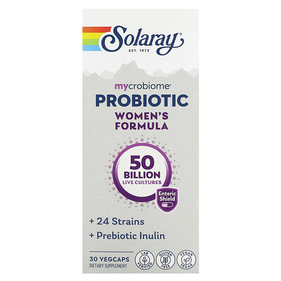 

Solaray Mycrobiome Probiotic Women's Formula 50 Billion 30 VegCaps