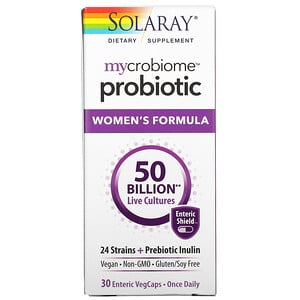 Отзывы о Соларай, Mycrobiome Probiotic, Women's Formula, 50 Billion, 30 Enteric VegCaps