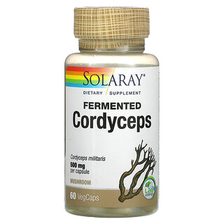 Solaray, Fermented Cordyceps, 500 mg, 60 VegCaps