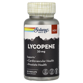 Solaray, Menns lykopen, 20 mg, 30 vegetarkapsler