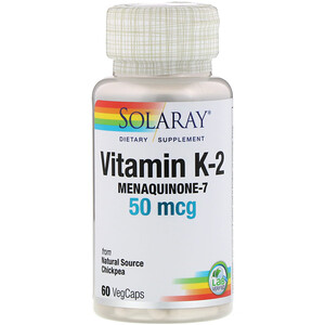 Отзывы о Соларай, Vitamin K-2 Menaquinone-7, 50 mcg, 60 VegCaps