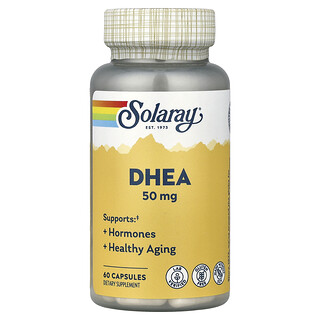 Solaray, DHEA, 50 mg, 60 capsules