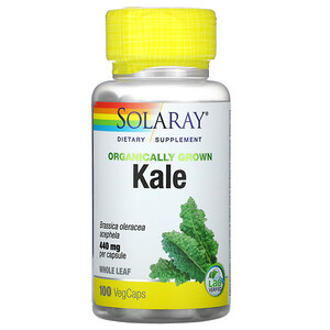 Отзывы о Соларай, Organically Grown Kale, 440 mg, 100 VegCaps