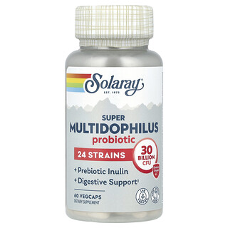 Solaray, Super Multidophilus 益生菌，300 億 CFU，60 粒素食膠囊（每粒 150 億 CFU）