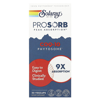 Solaray, COQ-10 Fitozom, 200 mg, 30 Vegcaps