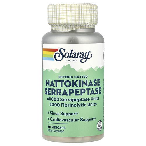 Nattokinase Serrapeptase Enteric Coated