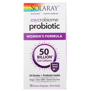 Отзывы о Соларай, Mycrobiome, Probiotic Women's Formula, 50 Billion, 10 Enteric VegCaps