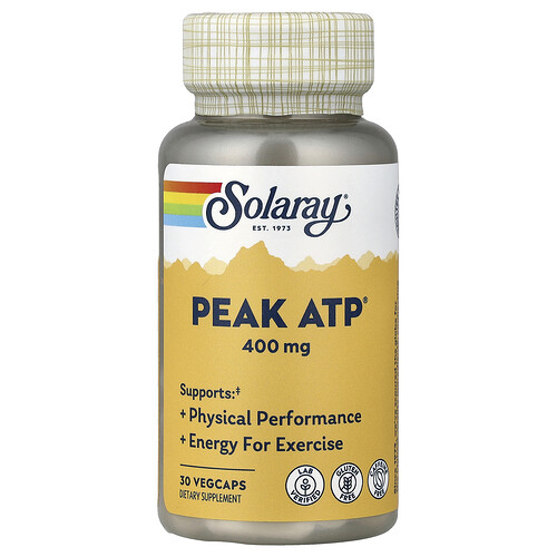 Solaray Peak ATP®, 400 mg, 30 VegCaps