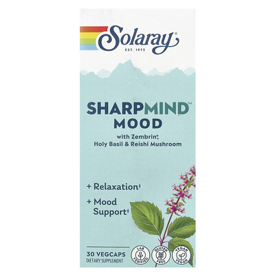 Product Image for Solaray, SharpMind Mood, 30 Vegcaps