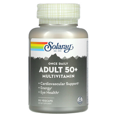 

Solaray Once Daily Adult 50+ Multivitamin 90 VegCaps