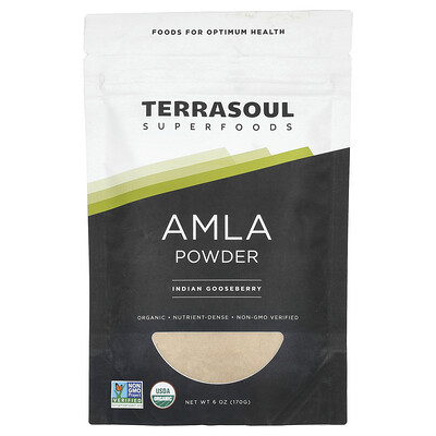Terrasoul Superfoods  Amla Powder  Indian Gooseberry  6 oz (170 g)