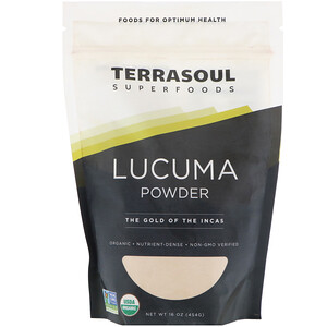 Terrasoul Superfoods, Lucuma Powder, The Gold Of The Incas, 16 oz (454 g) отзывы