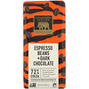 Endangered Species Chocolate, פולי קפה לאספרסו + שוקולד מריר, (85 גרם)