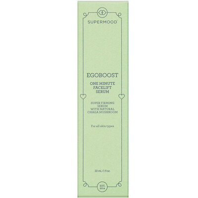 Supermood Egoboost One Minute Facelift, интенсивная сыворотка для подтяжки кожи лица, 30 мл