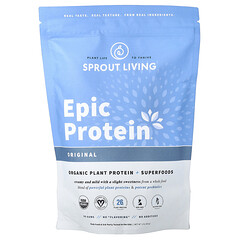 Epic Protein, органічний рослинний протеїн і суперфуди, класичний, 456 г (1 фунт)
