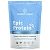 Sprout Living, Epic 蛋白系列有机植物蛋白 + SUPER FOODS，原味，1 磅（455 克）