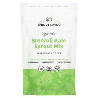 Sprout Living, Mezcla de brotes FD, brócoli y col rizada, 4 oz (113 g)