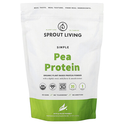 Sprout Living  Simple Pea Protein  1 lb (454 g)