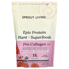 Epic Protein®, проколаген, рослинні та суперфуди, ягоди, 336 г (0,7 фунта)
