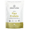 Sprout Living‏, بروتين بذور الكتان البسيط، خالٍ من النكهات، 1 رطل (454 جم)