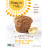 Simple Mills, Naturally Gluten-Free, Almond Flour Mix, Banana Muffin & Bread, 9 oz (255 g)