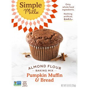 Simple Mills, Naturally Gluten-Free, Almond Flour Mix, Pumpkin Muffin & Bread, 9.0 oz (255 g) отзывы покупателей