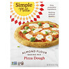 Simple Mills, Naturalmente sin gluten, mezcla de harina de almendras, masa para pizza, 9.8 oz (277 g)
