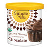 Simple Mills, شوكولا عضوية مثلجة مع زيت جوز الهند، 10 أوقية (283 غرام)