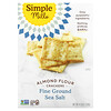 Simple Mills, 天然無麩質，杏仁麵粉薄脆餅乾，細海鹽，4.25盎司（120克）